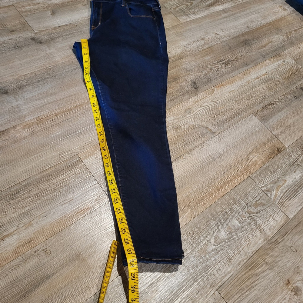 Old Navy Rockstar Super Skinny Mid Rise Dark Wash Jean Womens Size 16 - Picture 8 of 8